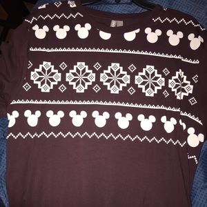 Christmas Mickey Ugly Sweater Design T-shirt